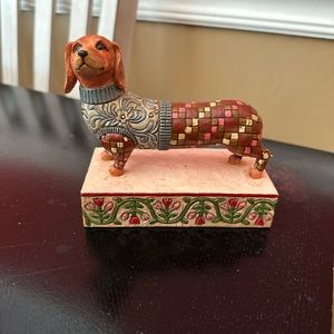 Jim Shore Dachshund stature “Longfellow”